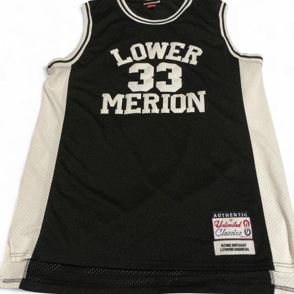 Unlimited Classics Kobe Bryant Lower Merion Jersey Mens XL Black Excellent 33